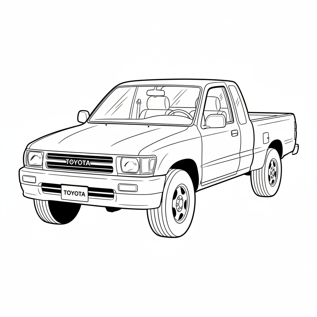 1994 TOYOTA Pick-Up coloring page