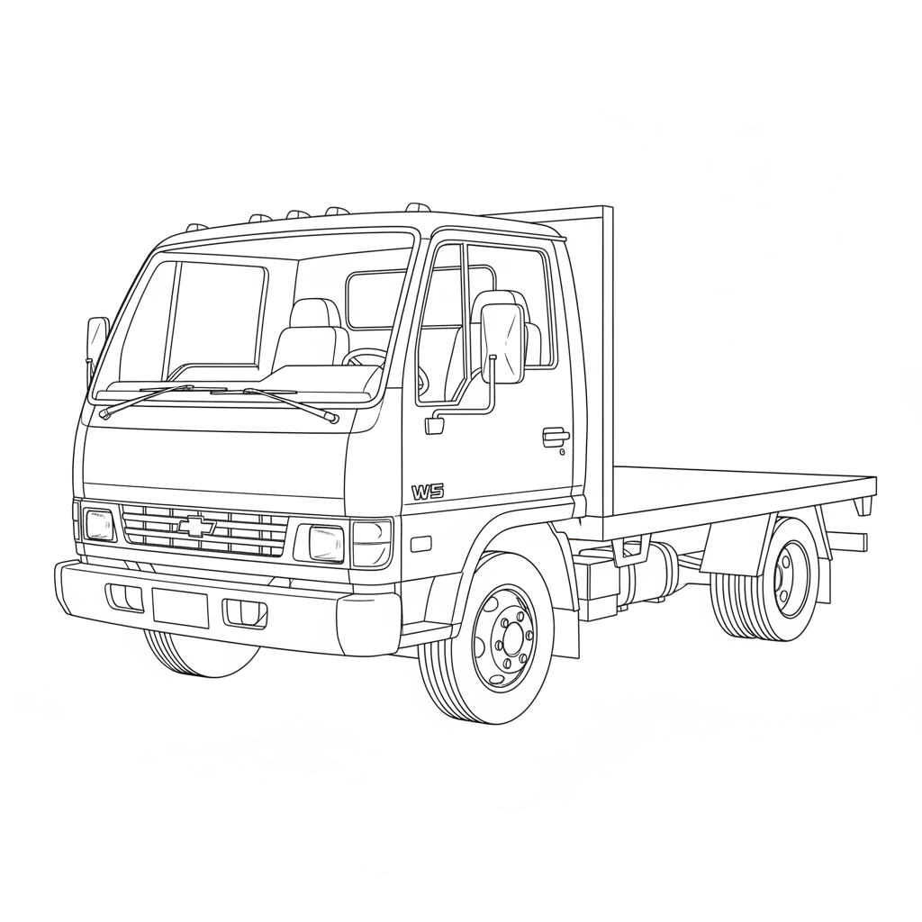 2000 CHEVROLET W5 coloring page