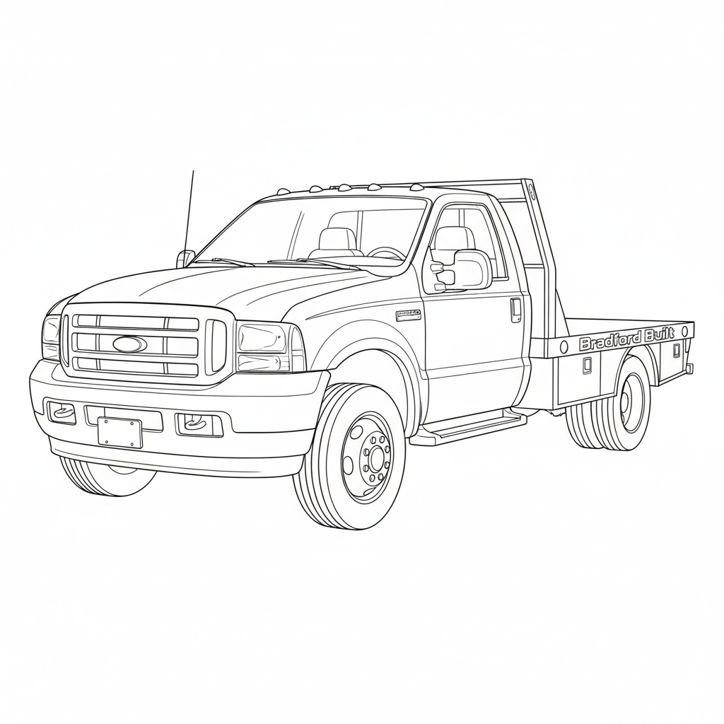 2000 FORD Bradford Built coloring page
