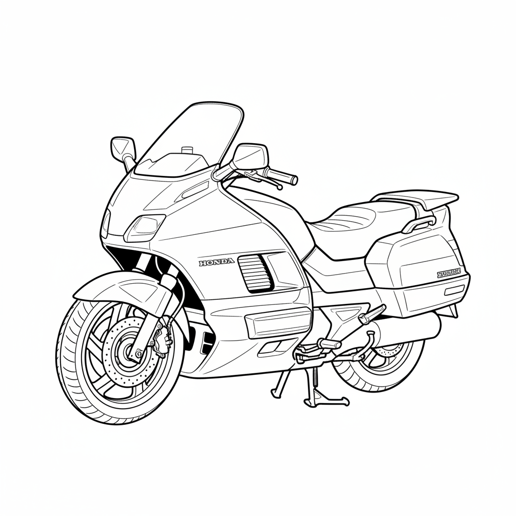 2000 HONDA Pacific Coast coloring page