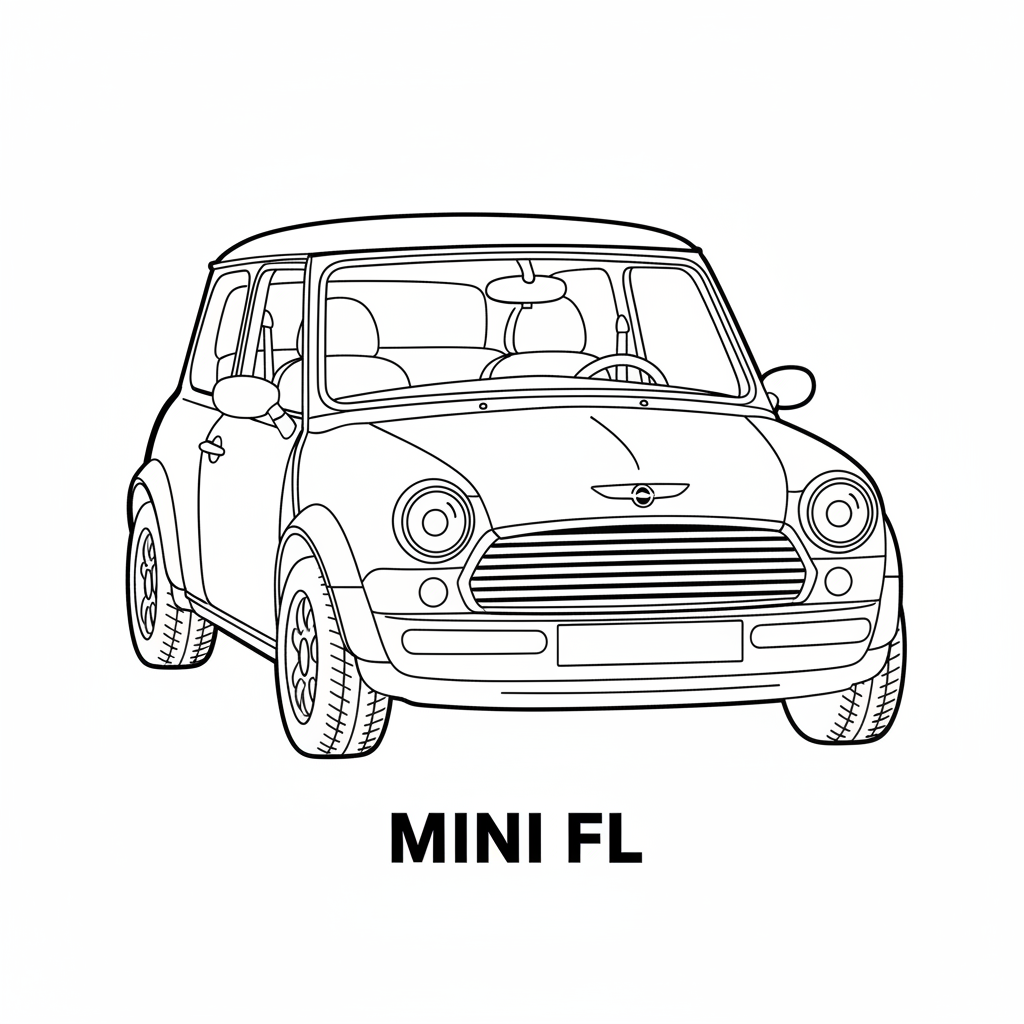 MINI FL coloring page preview