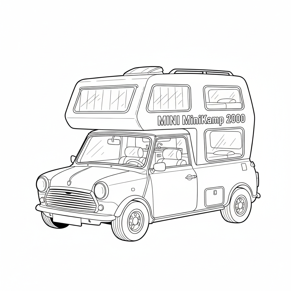 MINI MiniKamp coloring page preview