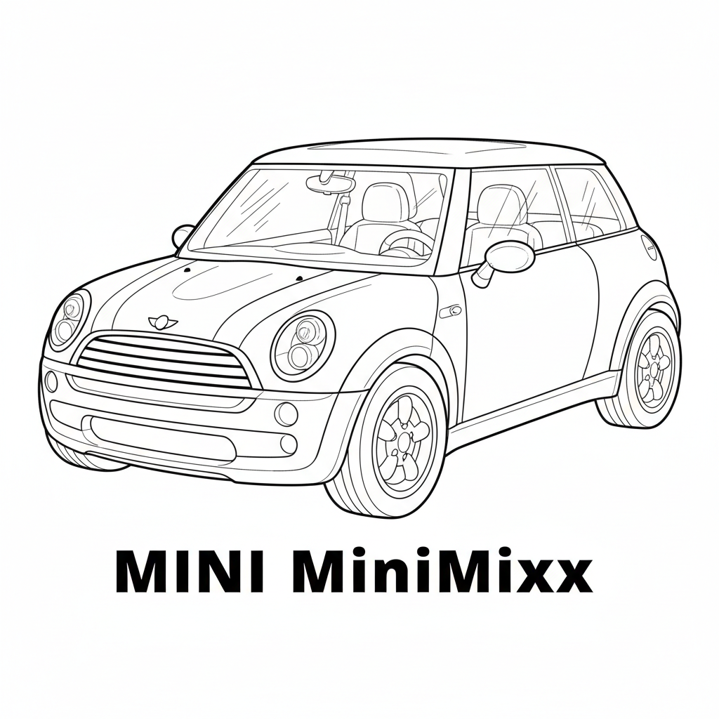 MINI MiniMixx coloring page preview