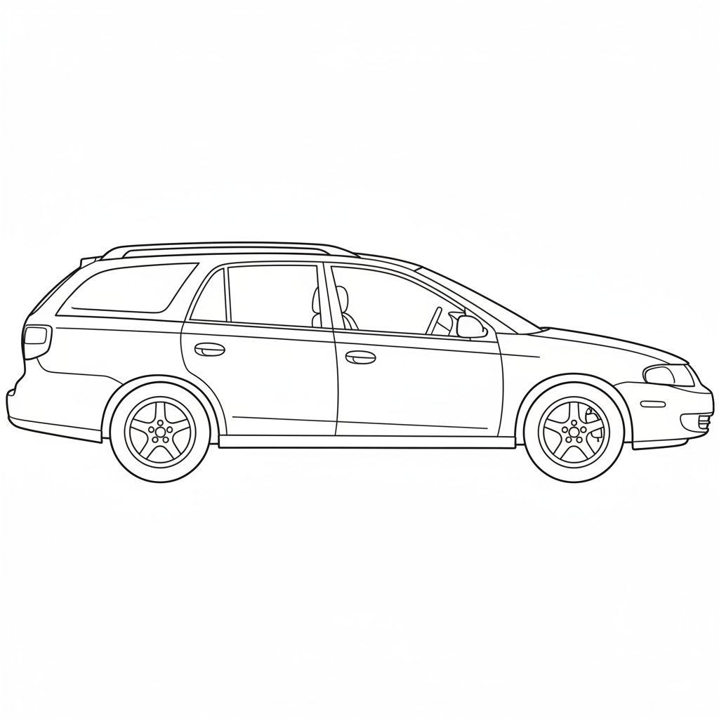 SATURN LW1 coloring page preview