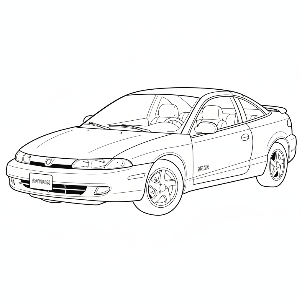 SATURN SC2 coloring page preview