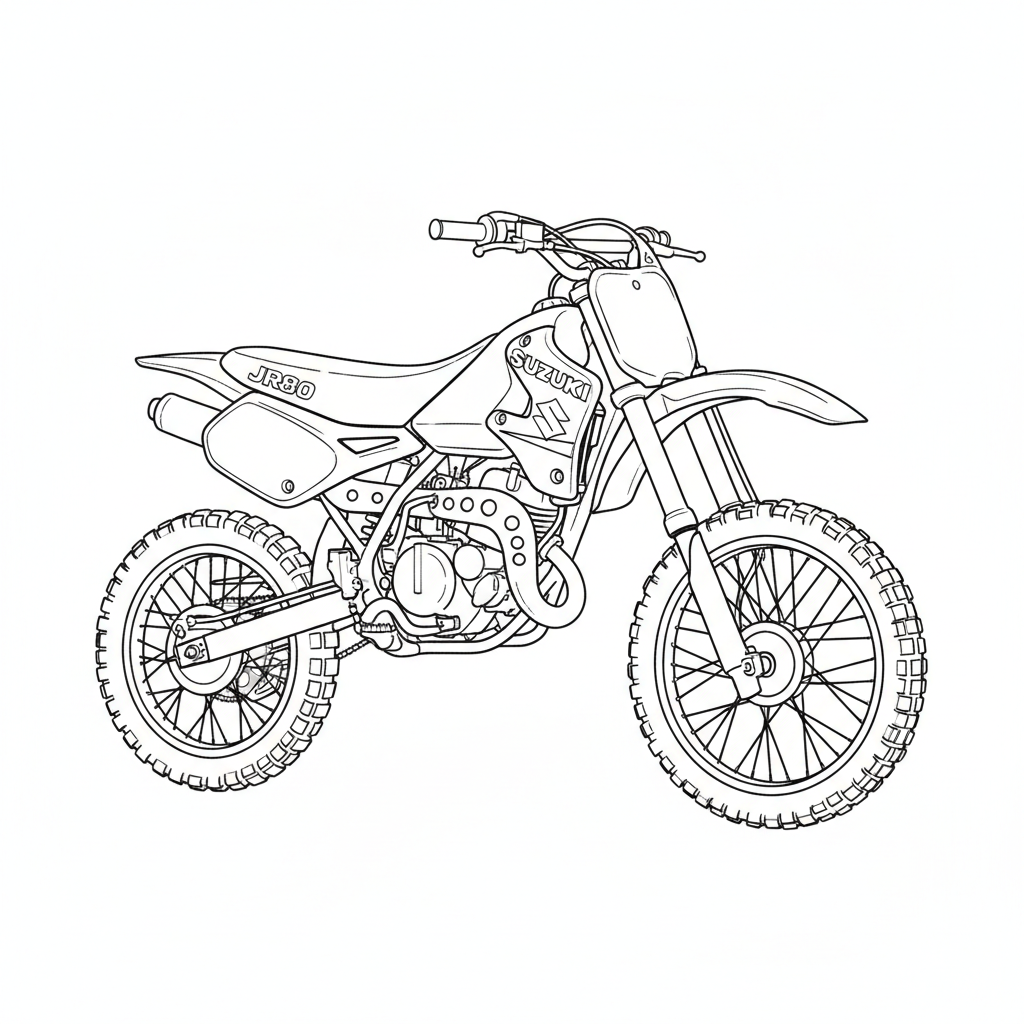 2000 SUZUKI JR80 coloring page