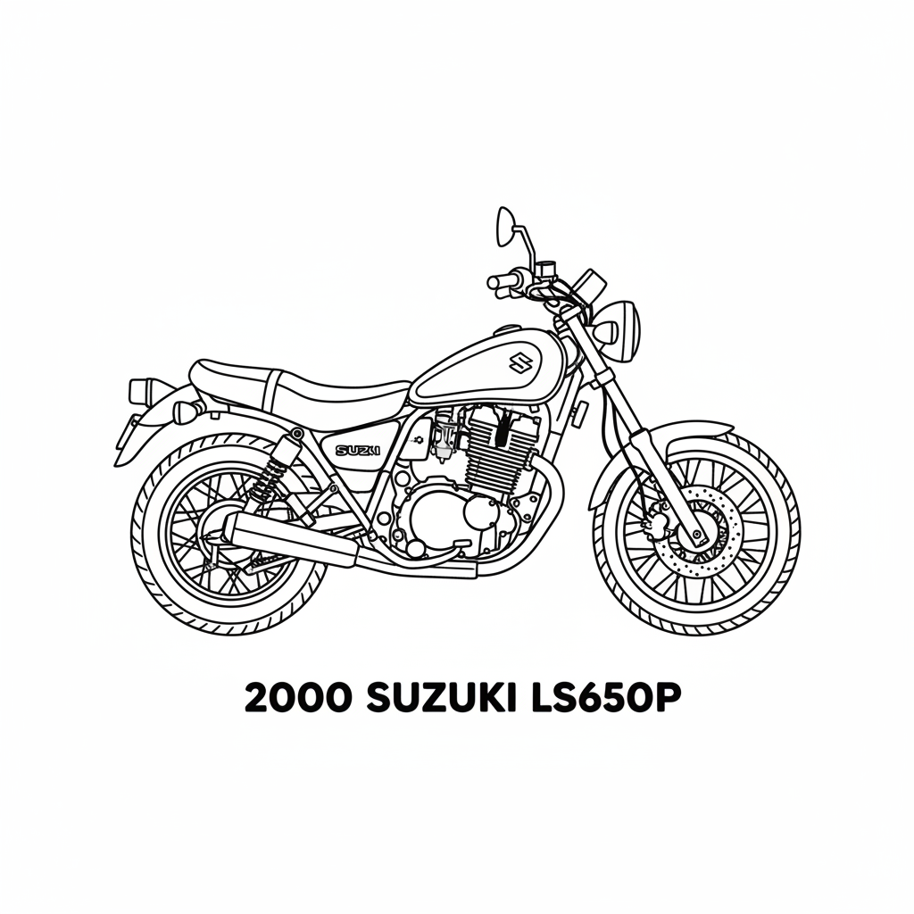 2000 SUZUKI LS650P coloring page