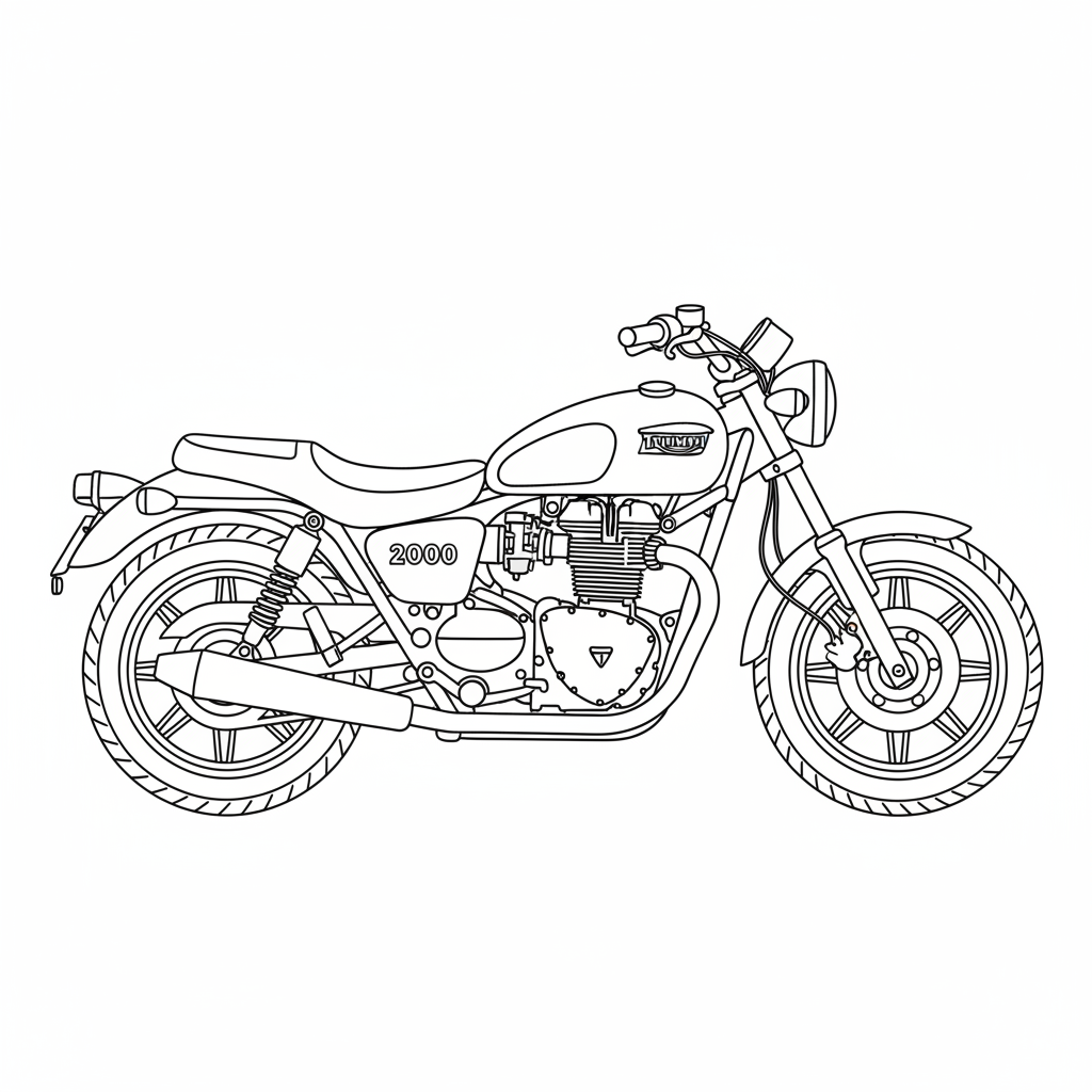 TRIUMPH Legend coloring page preview