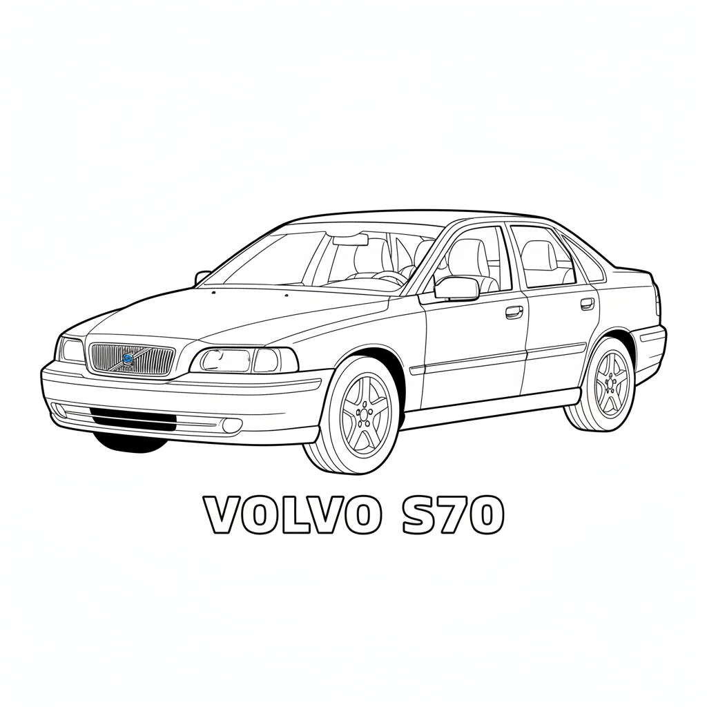 VOLVO WX coloring page preview