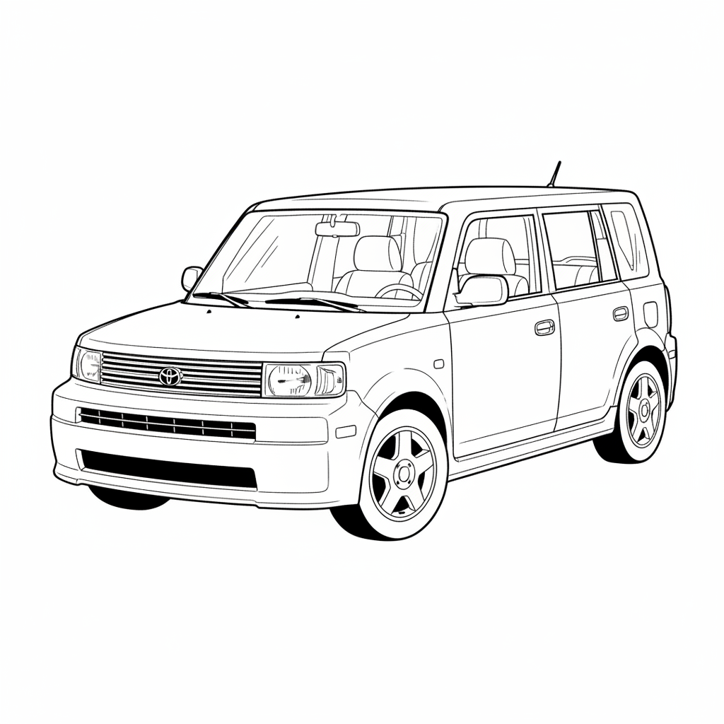 2004 TOYOTA Scion xB coloring page