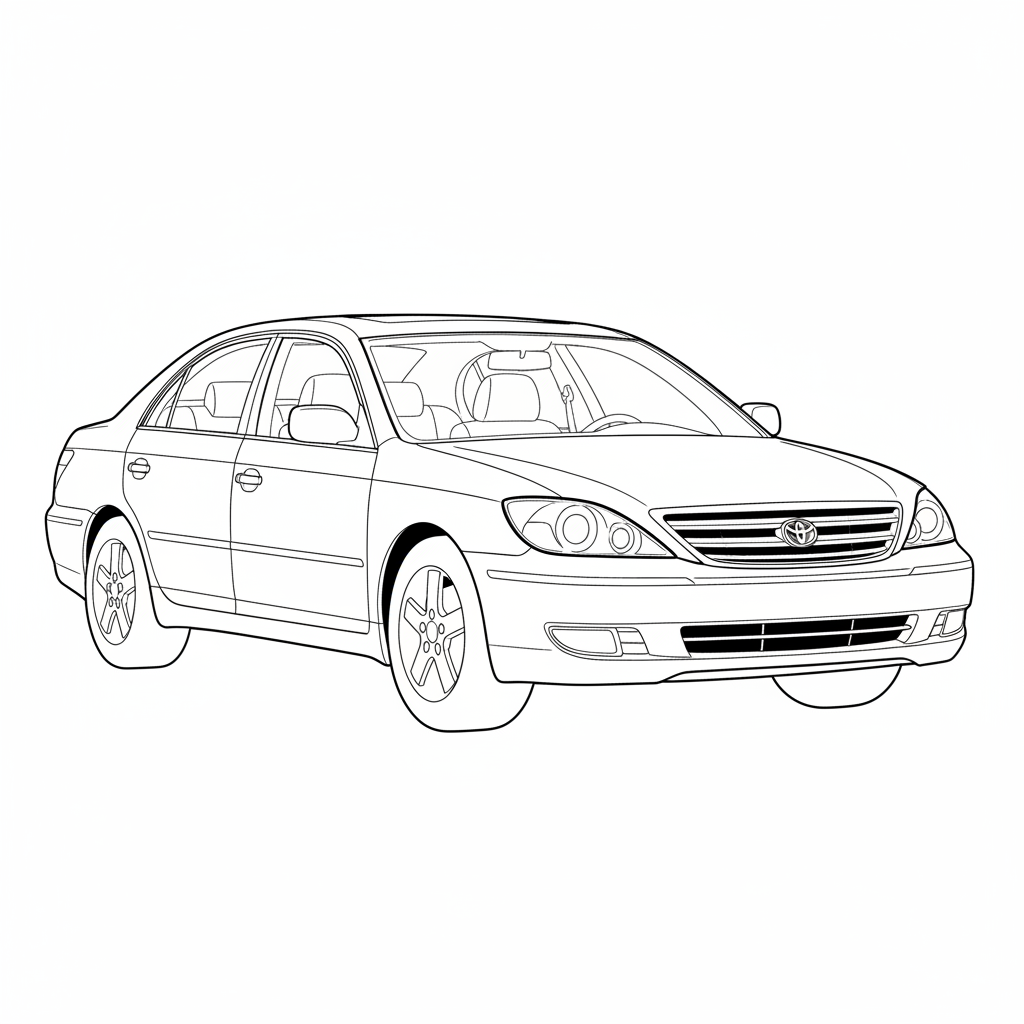 2005 TOYOTA Avalon coloring page