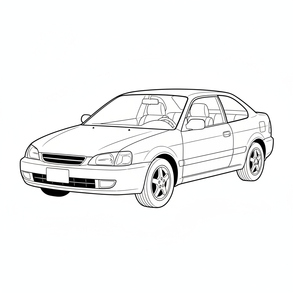 2005 TOYOTA Paseo coloring page