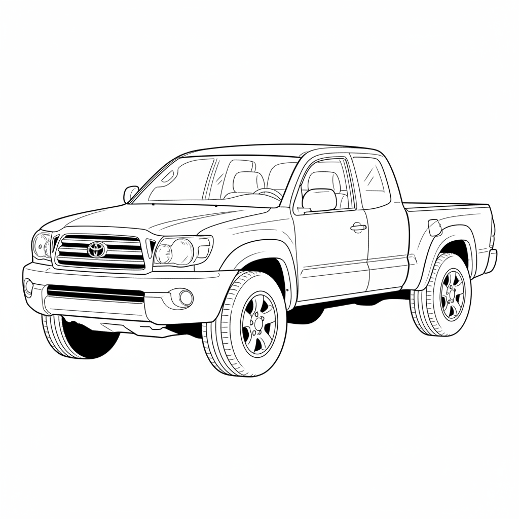 2005 TOYOTA Tacoma coloring page