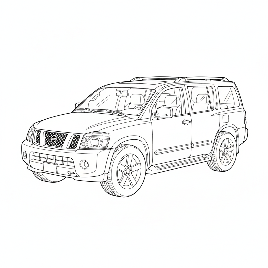 2006 NISSAN Armada coloring page