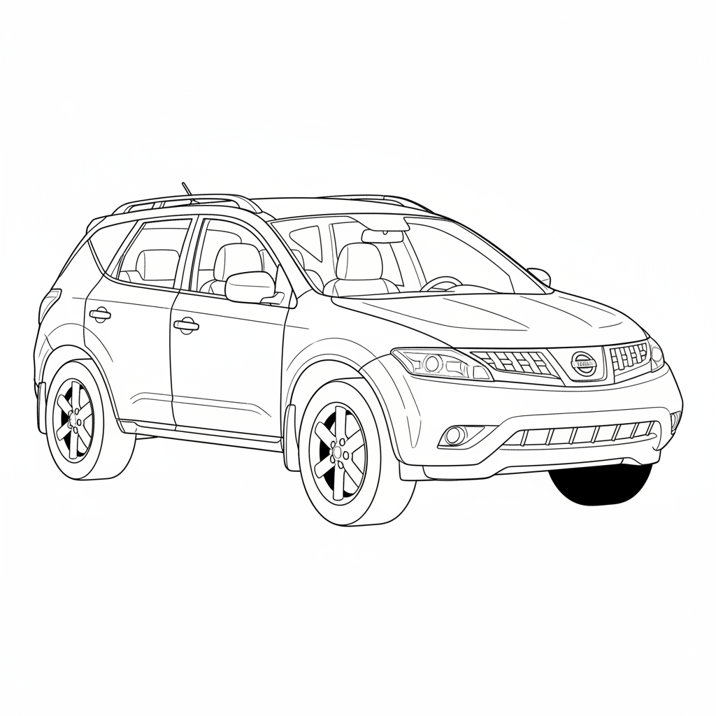 2006 NISSAN Murano coloring page