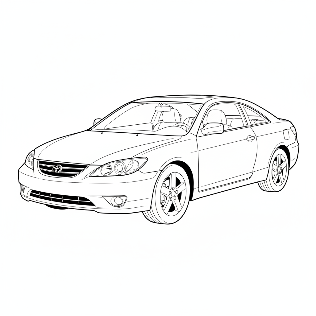 2006 TOYOTA Camry Solara coloring page