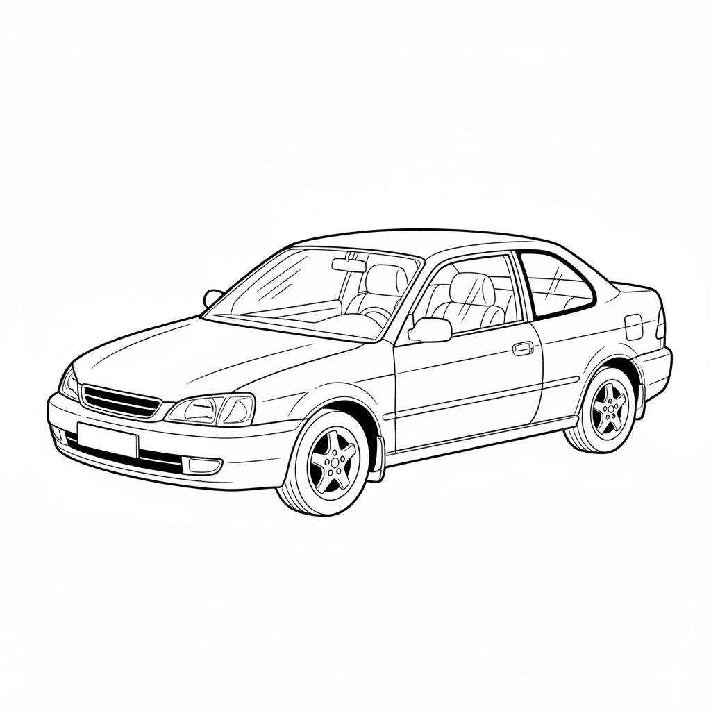 2006 TOYOTA Paseo coloring page