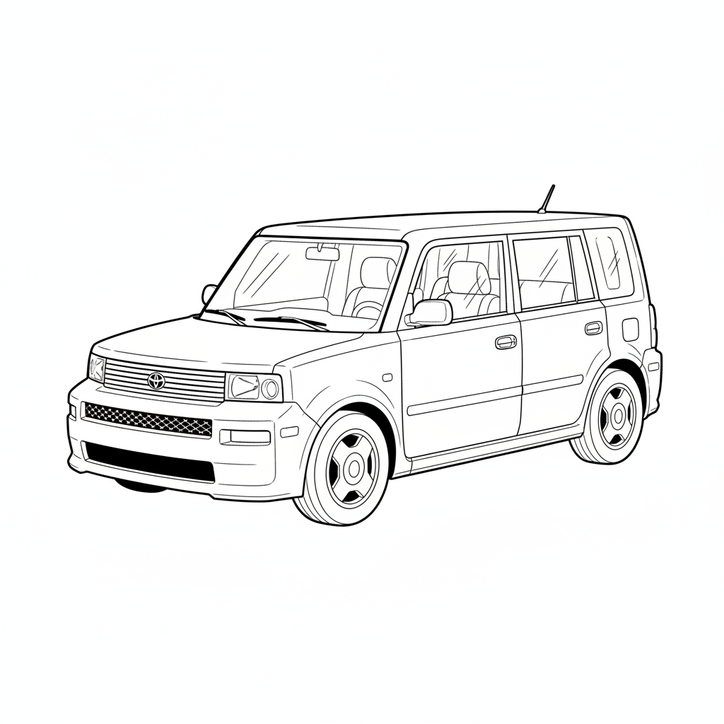 2006 TOYOTA Scion xB coloring page