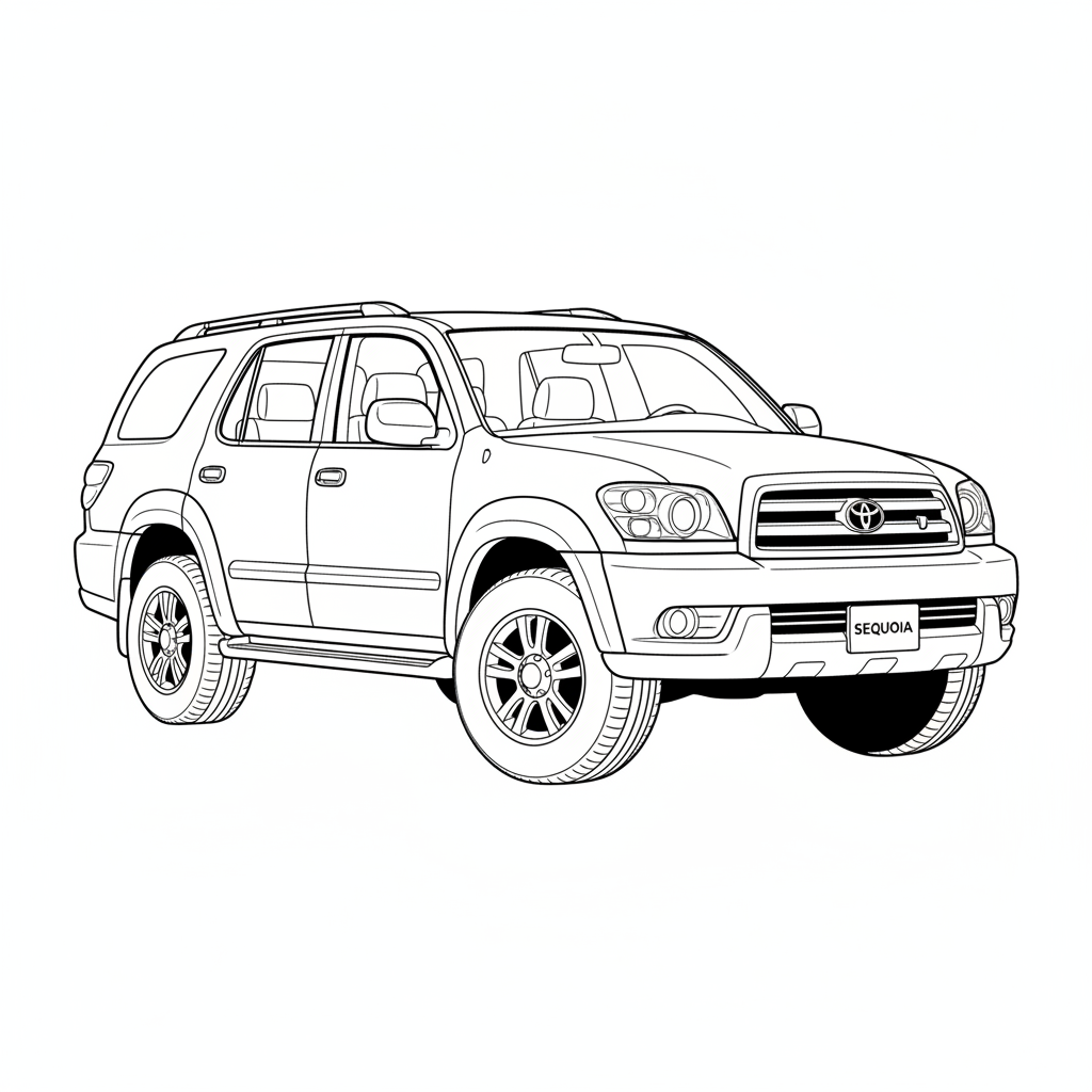 2006 TOYOTA Sequoia coloring page