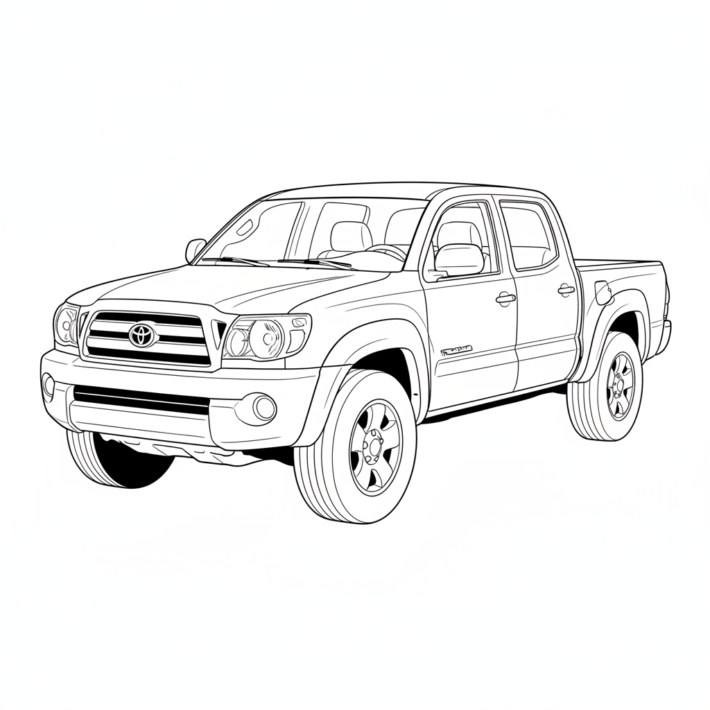 2006 TOYOTA Tacoma coloring page