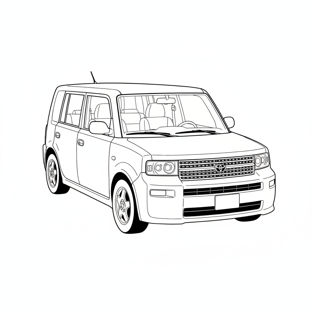 2007 TOYOTA Scion xB coloring page