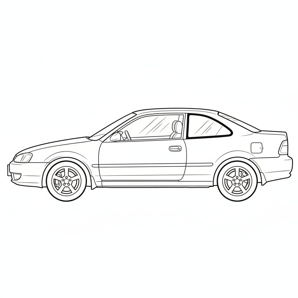 2008 TOYOTA Paseo coloring page
