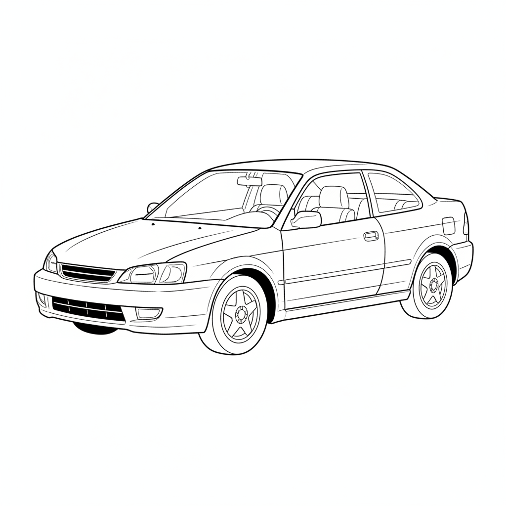2010 TOYOTA Paseo coloring page