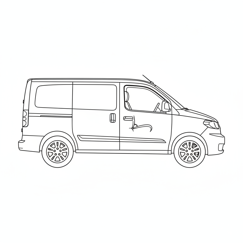 2015 CHEVROLET City Express coloring page