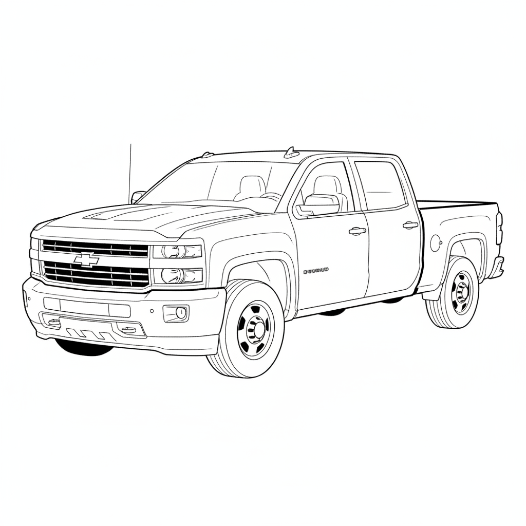 2018 CHEVROLET 4500HD coloring page