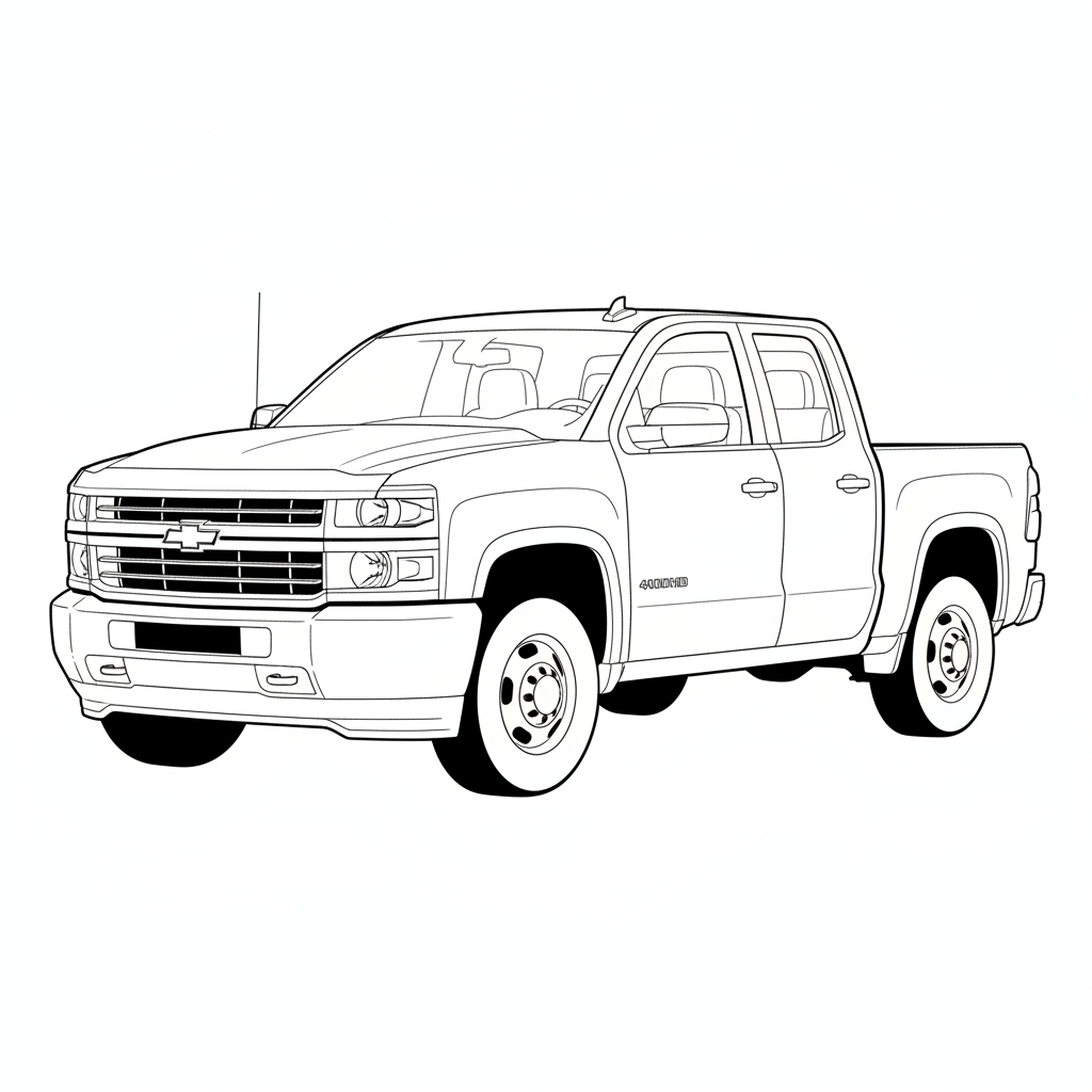 2019 CHEVROLET 4500HD coloring page