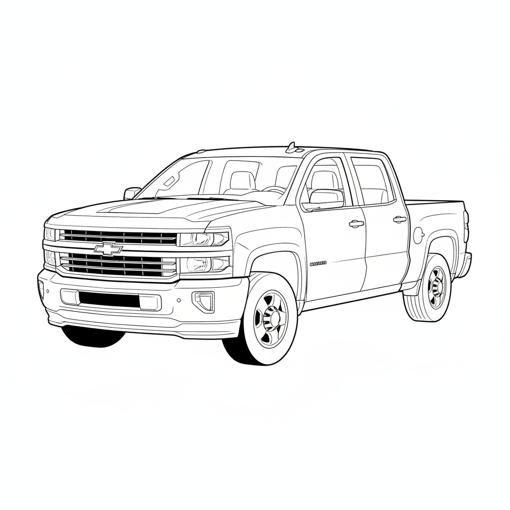 2020 CHEVROLET 4500HD coloring page