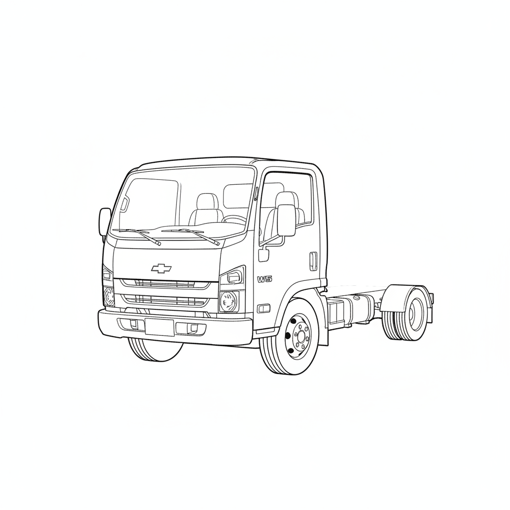 2020 CHEVROLET W5 coloring page