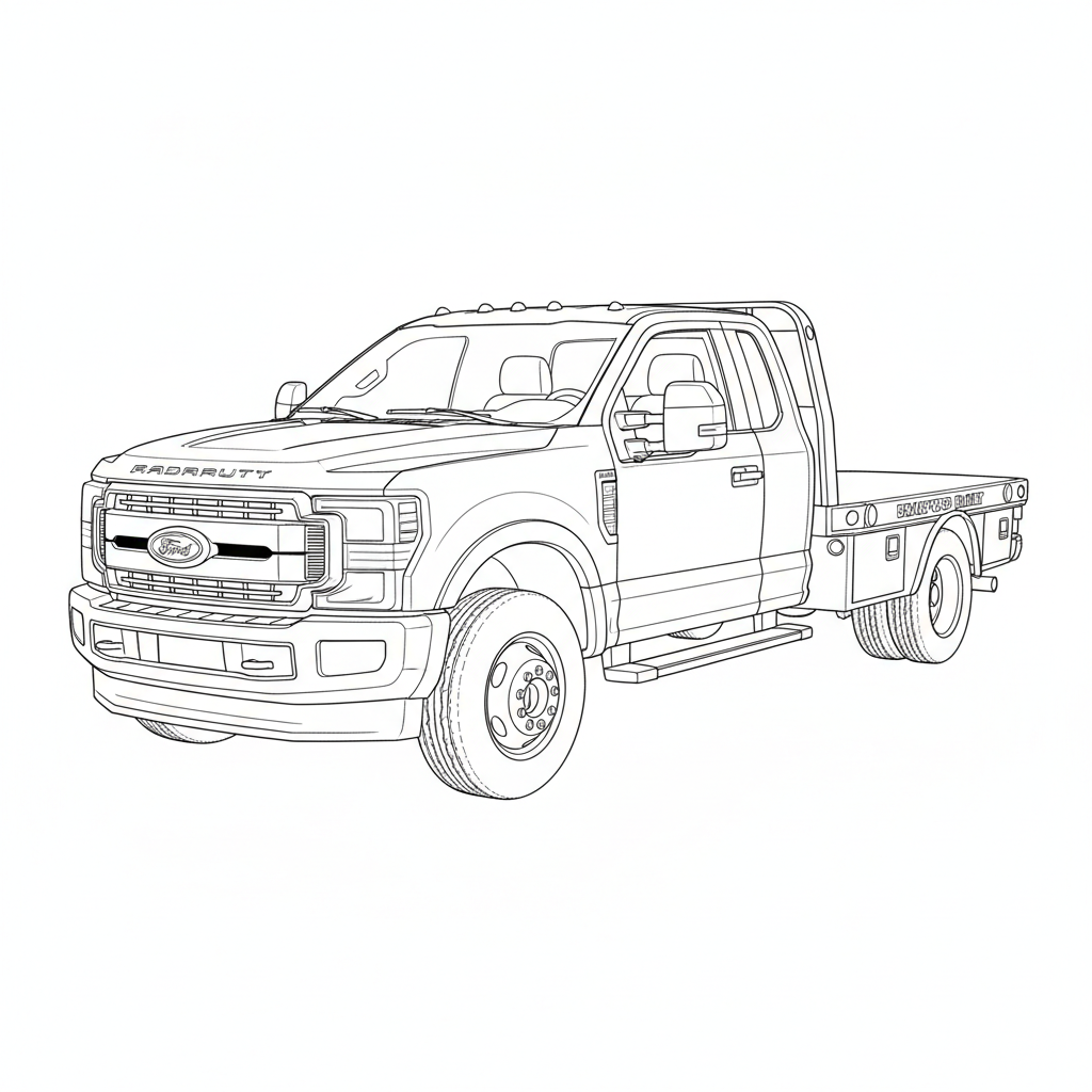 2021 FORD Bradford Built coloring page