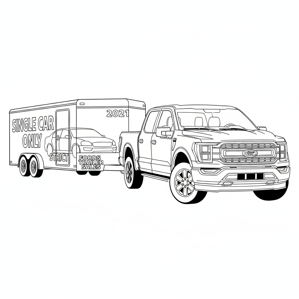 2021 FORD Fords Trailer Sales coloring page
