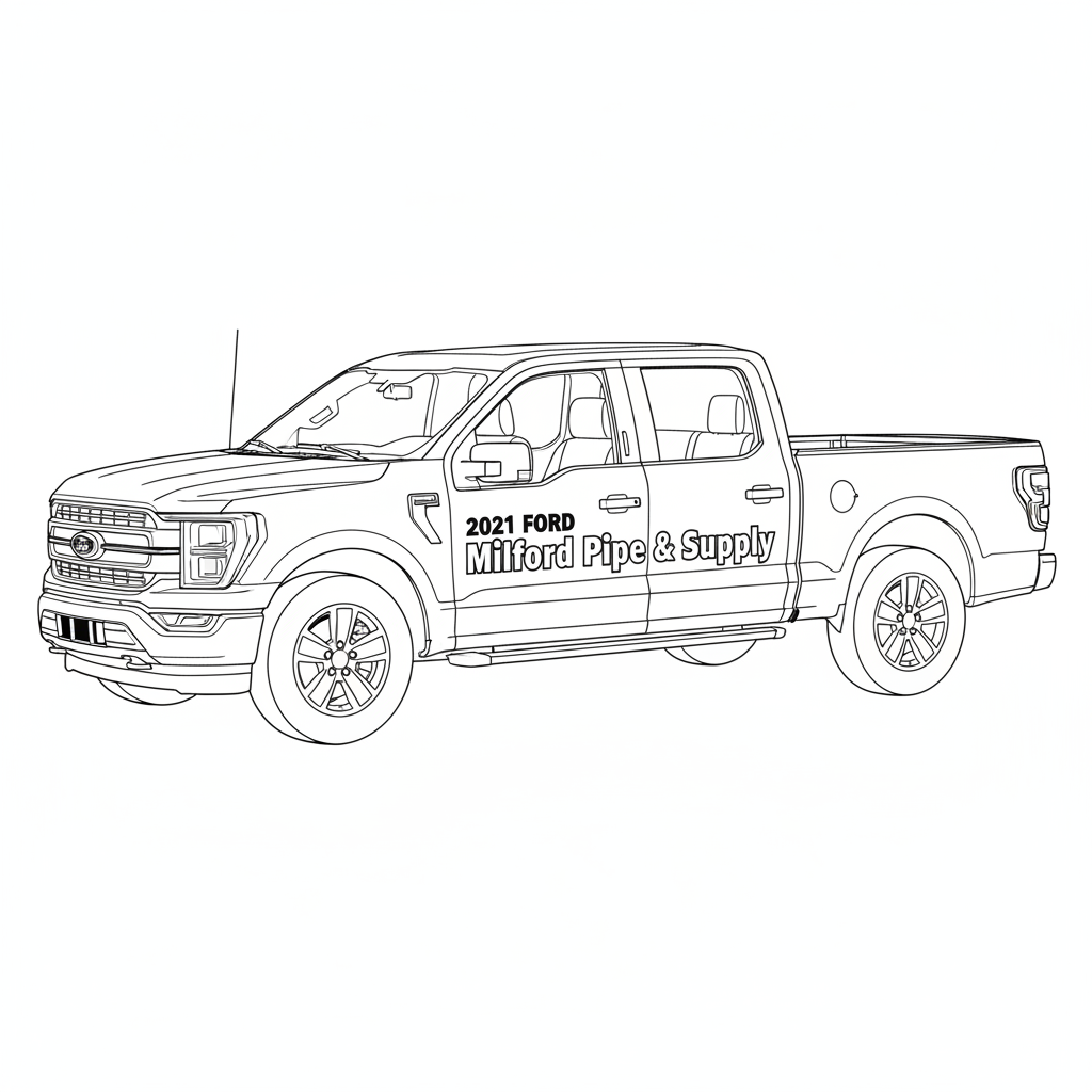 2021 FORD Milford Pipe & Supply coloring page