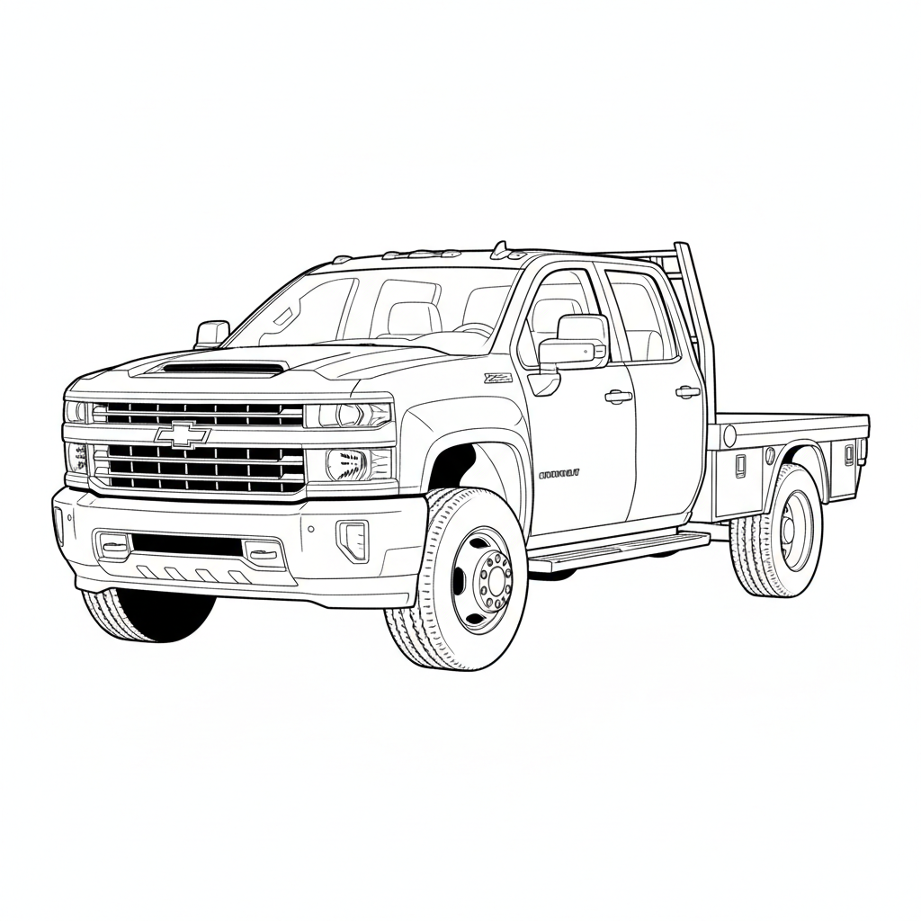 2022 CHEVROLET 4500 coloring page
