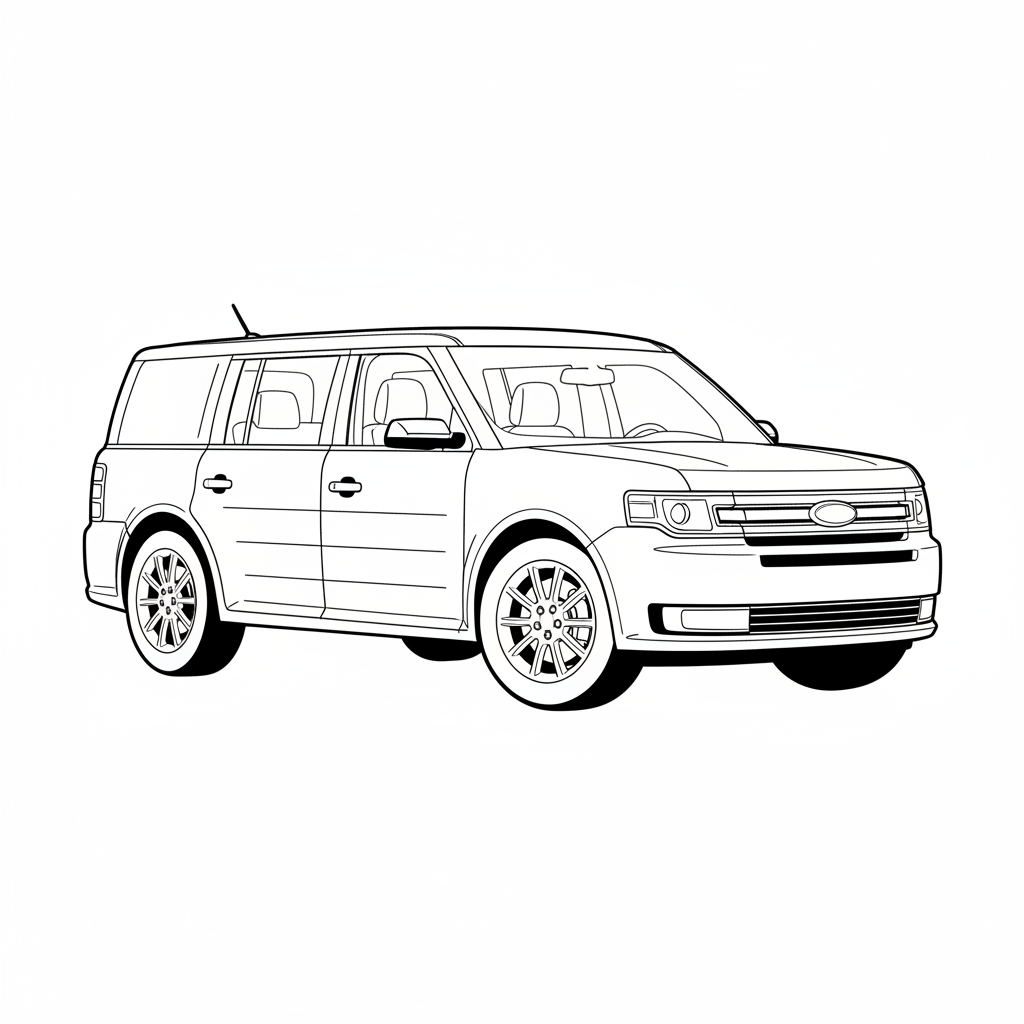2022 FORD Flex coloring page