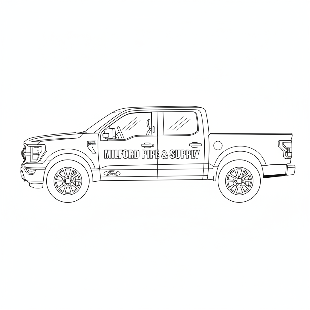 2022 FORD Milford Pipe & Supply coloring page