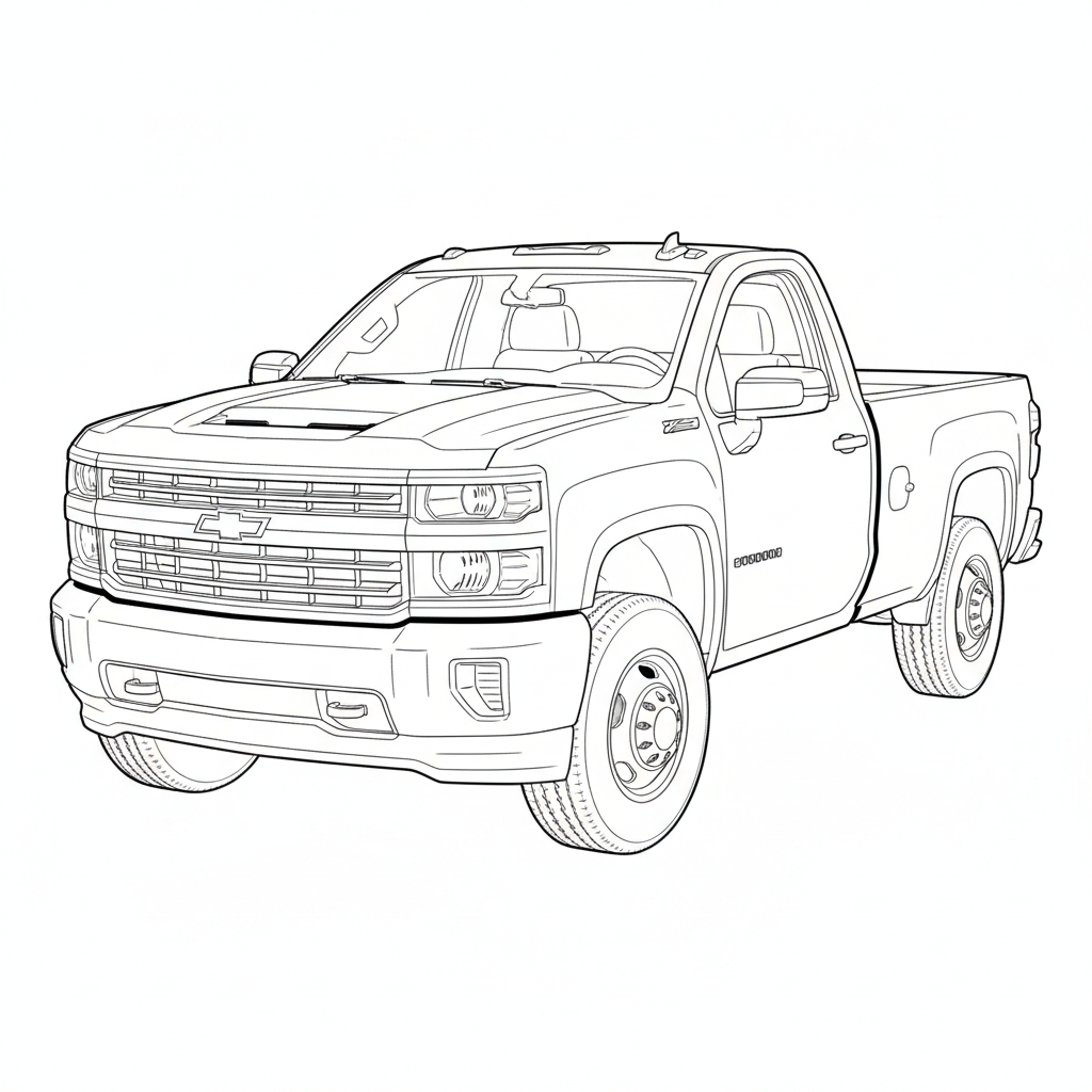 2023 CHEVROLET 4500 coloring page