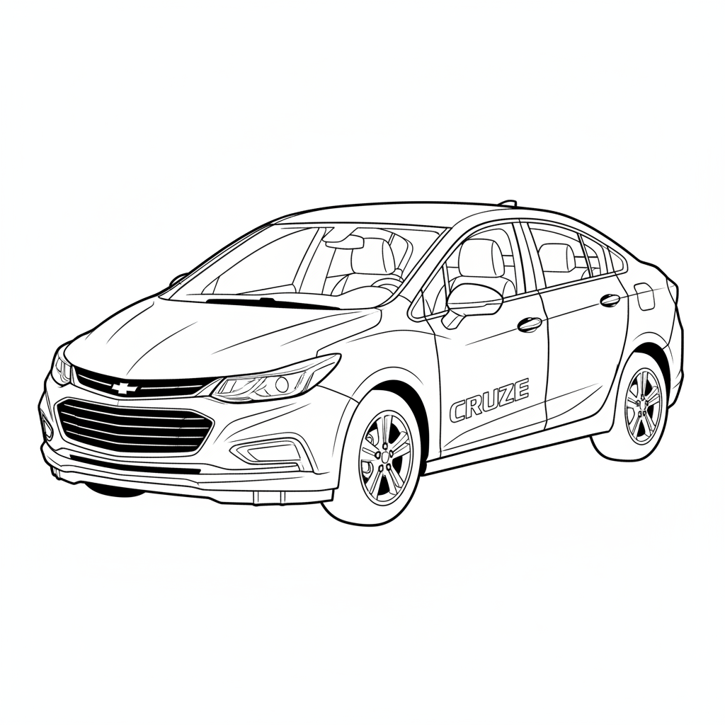 2023 CHEVROLET Cruze coloring page