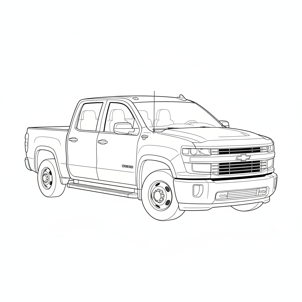 2024 CHEVROLET 5500XG coloring page