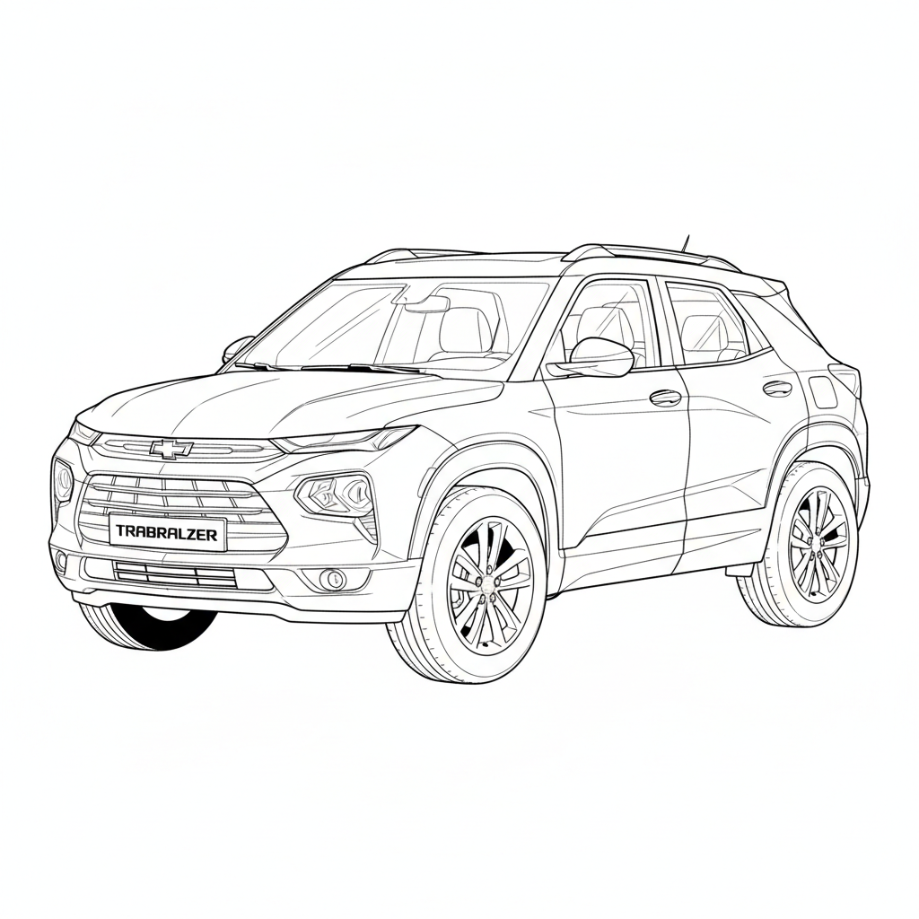 2024 CHEVROLET Trailblazer coloring page