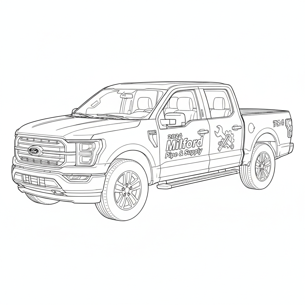 2024 FORD Milford Pipe & Supply coloring page