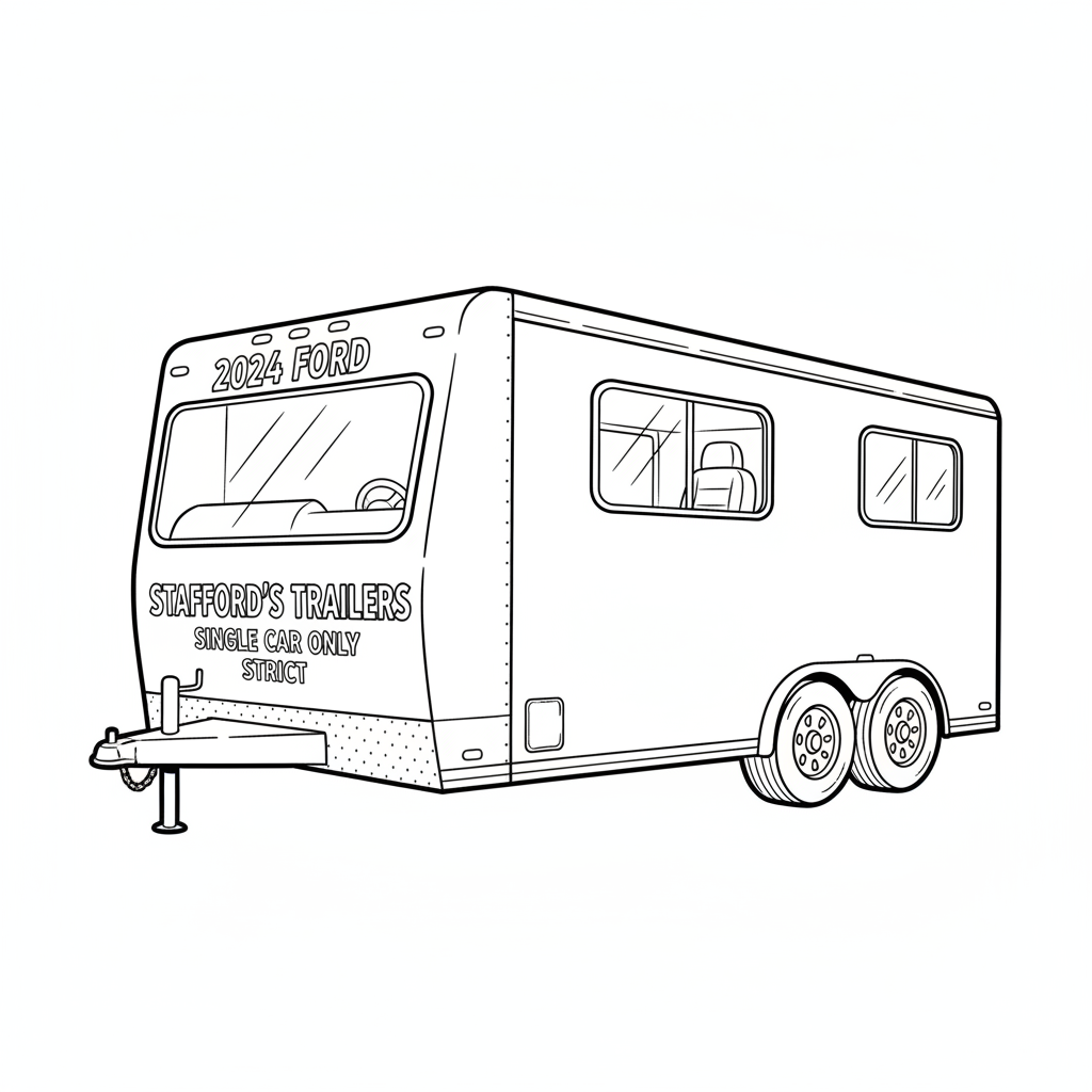 2024 FORD Stafford's Trailers coloring page