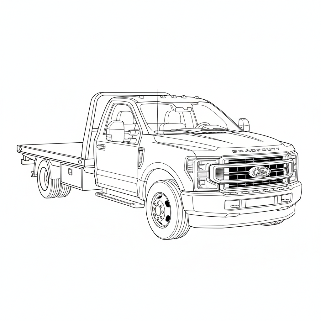 2025 FORD Bradford Built coloring page