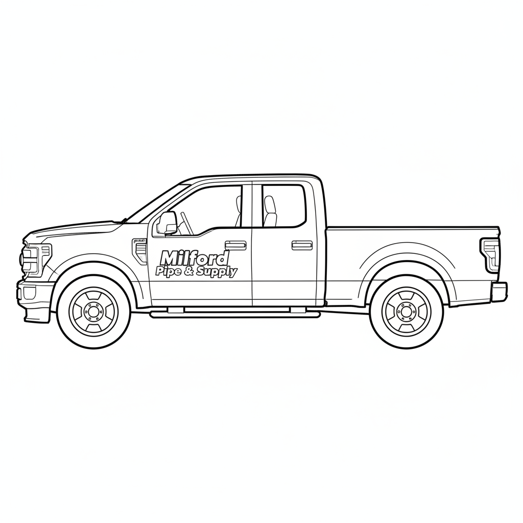 2025 FORD Milford Pipe & Supply coloring page
