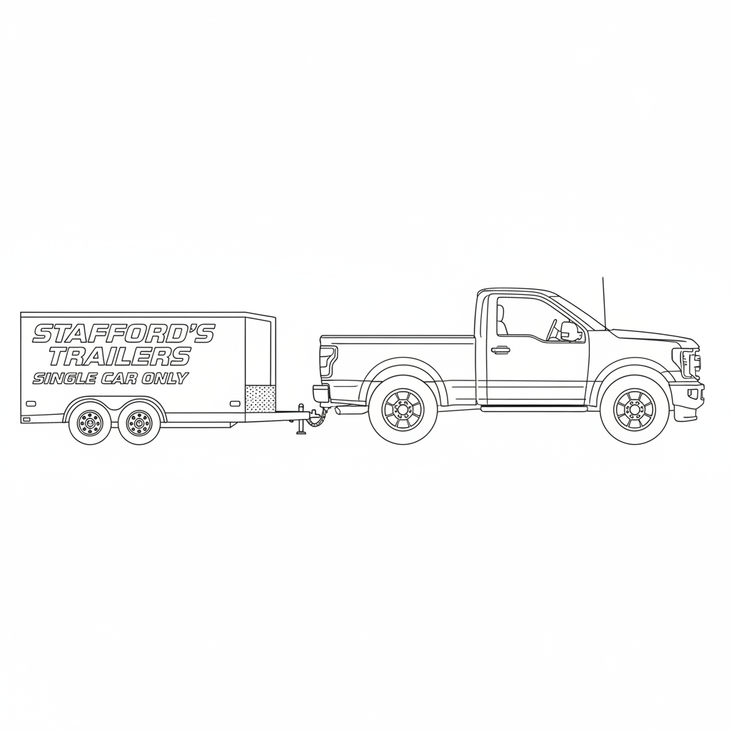 2025 FORD Stafford's Trailers coloring page